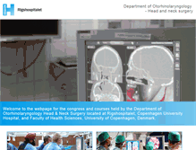 Tablet Screenshot of entcopenhagen.dk